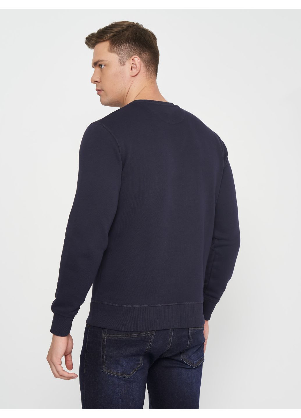 Темно-синий свитшот grafic c-neck 2046037 evening blue Gant (364489471)