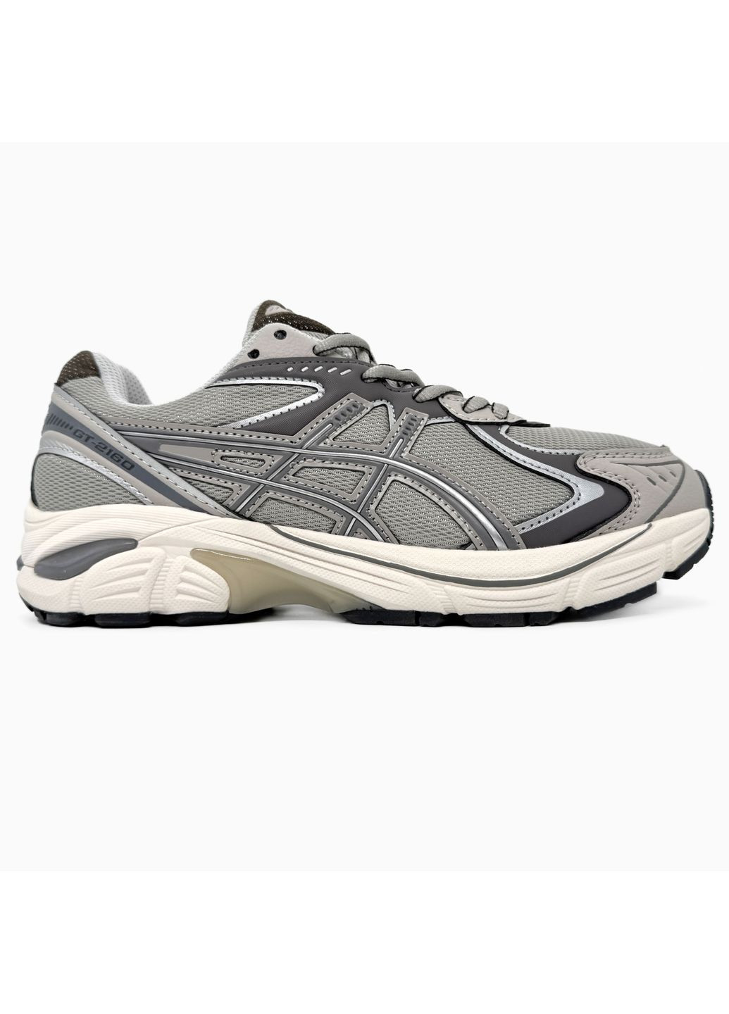 Сірі Осінні кросівки чоловічі asics gt-2160 grey / white асікс gt-2160 No Brand