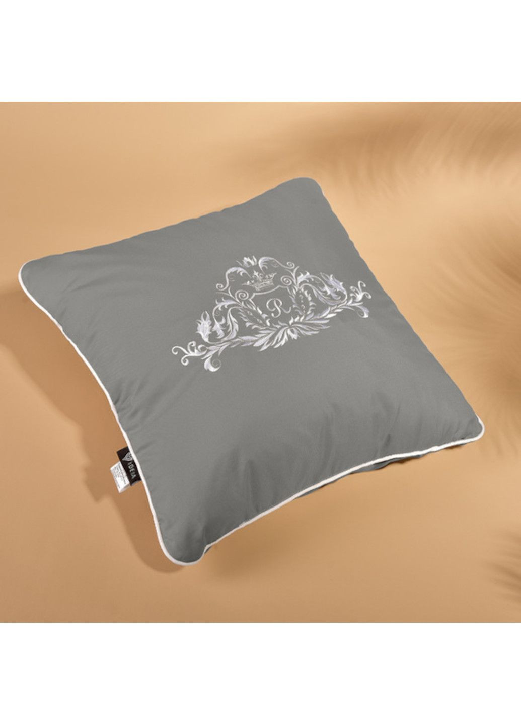 Подушка "ROYAL" 45х45 см с вышивкой (декоративная) IDEIA (332163812)