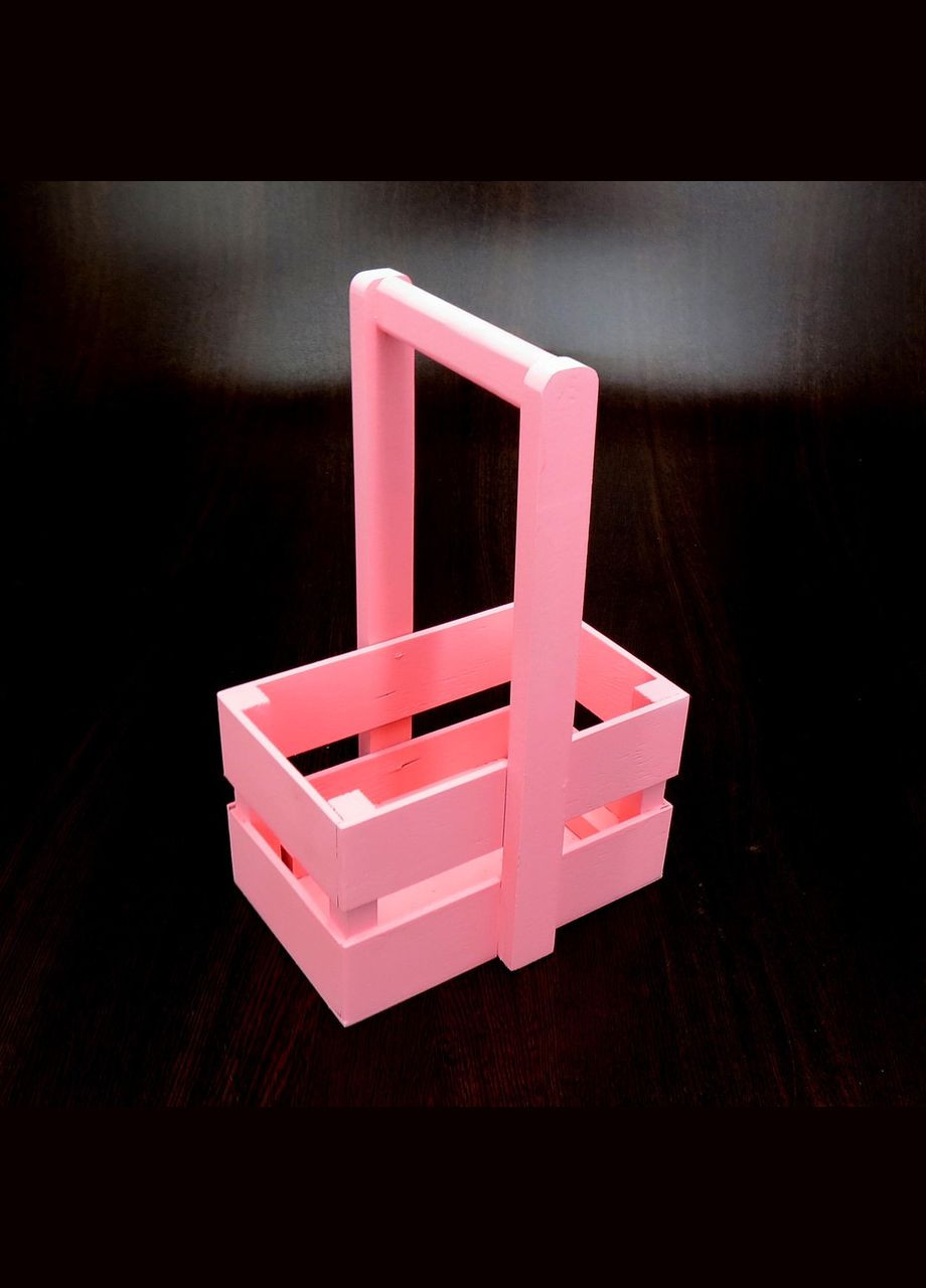 Подарочная корзинка из дерева Шелли 12х20 барби (ПДК-0022150) No Brand (328911078)