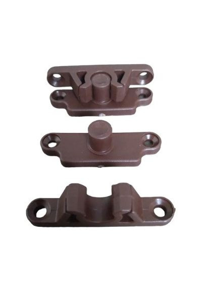 Петля для дверних москітних сіток Коричнева з саморізами Akpen (362160896)