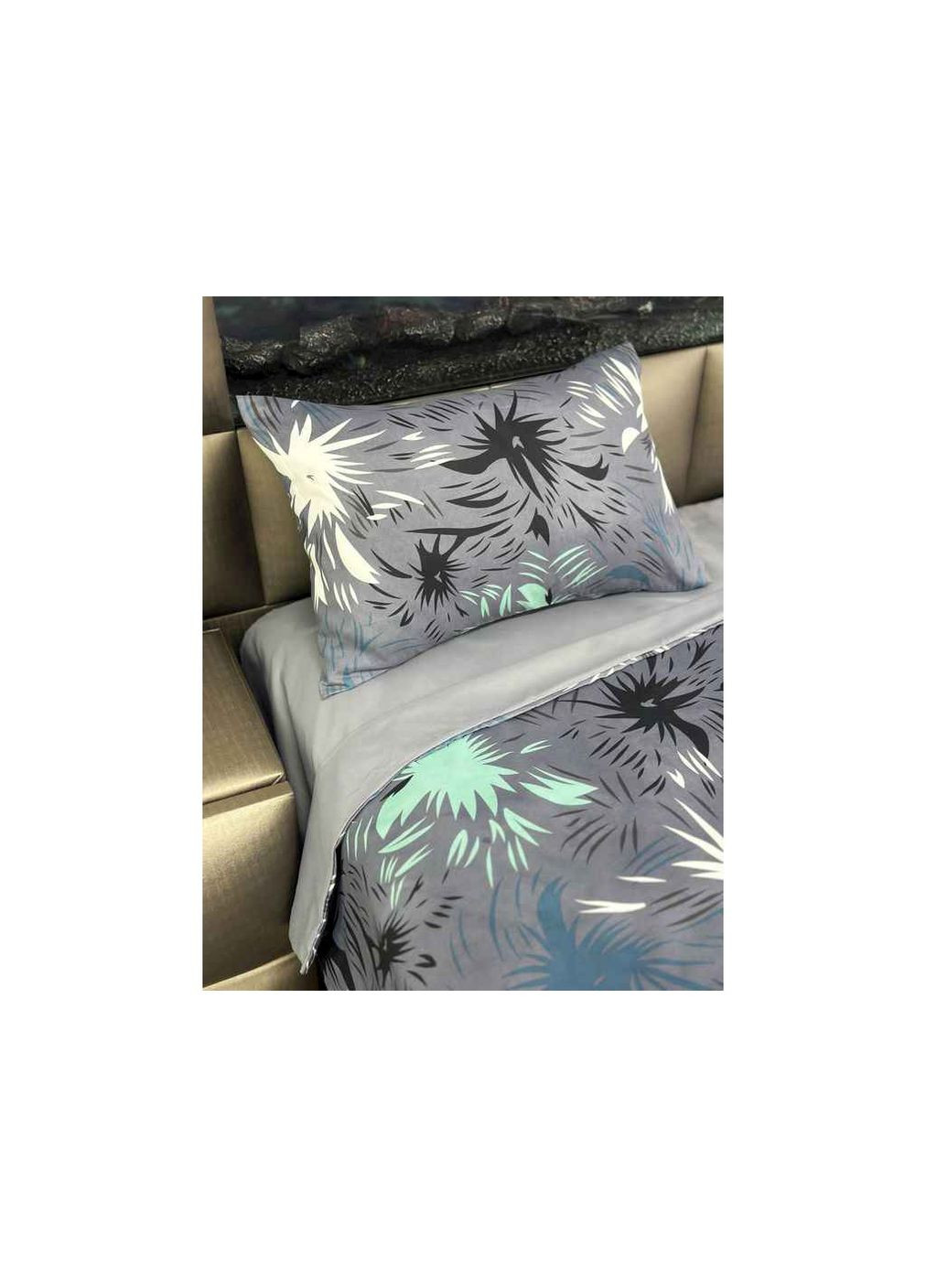 Комплект постельного белья 200х220 Printed 10024-5 17-3802 Gull 2нав. 50х70 микрофибра ArCloud (362717625)