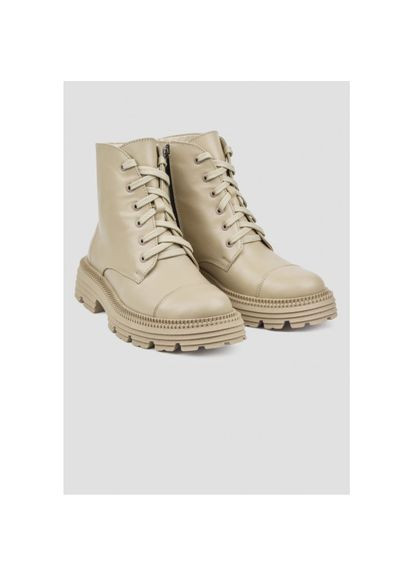 Світлі шкіряні черевики на байці Весна/Осінь р. (vm-astra39) Vm-Villomi (300532185)