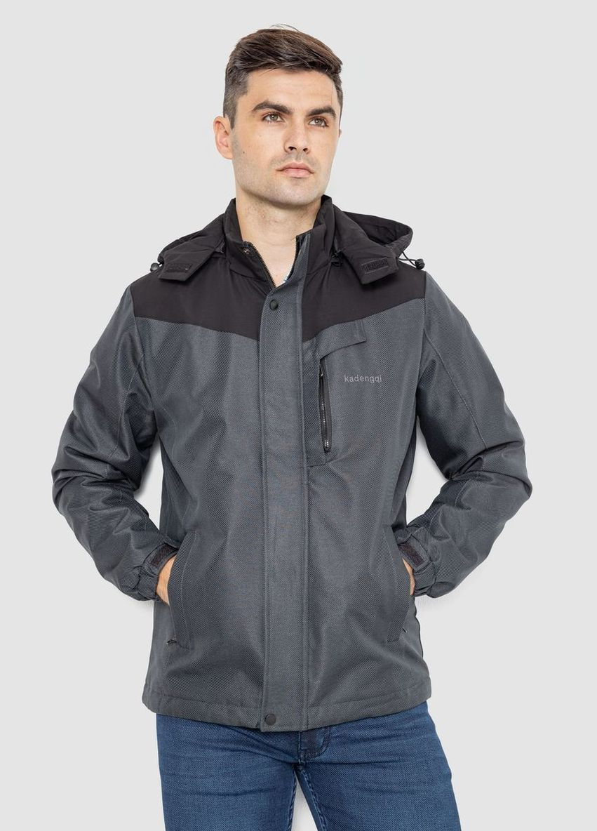 Комбінована демісезонна куртка чоловіча демісезонна -1, колір хакі, 214r2012 Ager