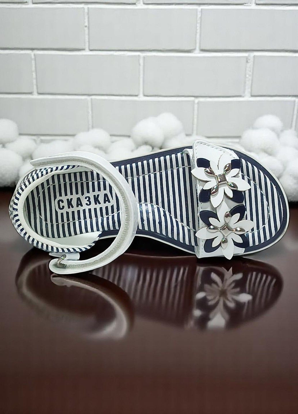 Ортопедичні босоніжки для дівчинки сандалі на липучках Сказка (329188148)