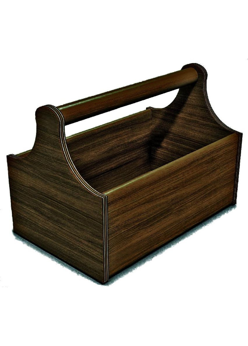 Ящик-переноска для инструментов из дерева Наполи капучино (ЯДИ-002409) No Brand (328909299)