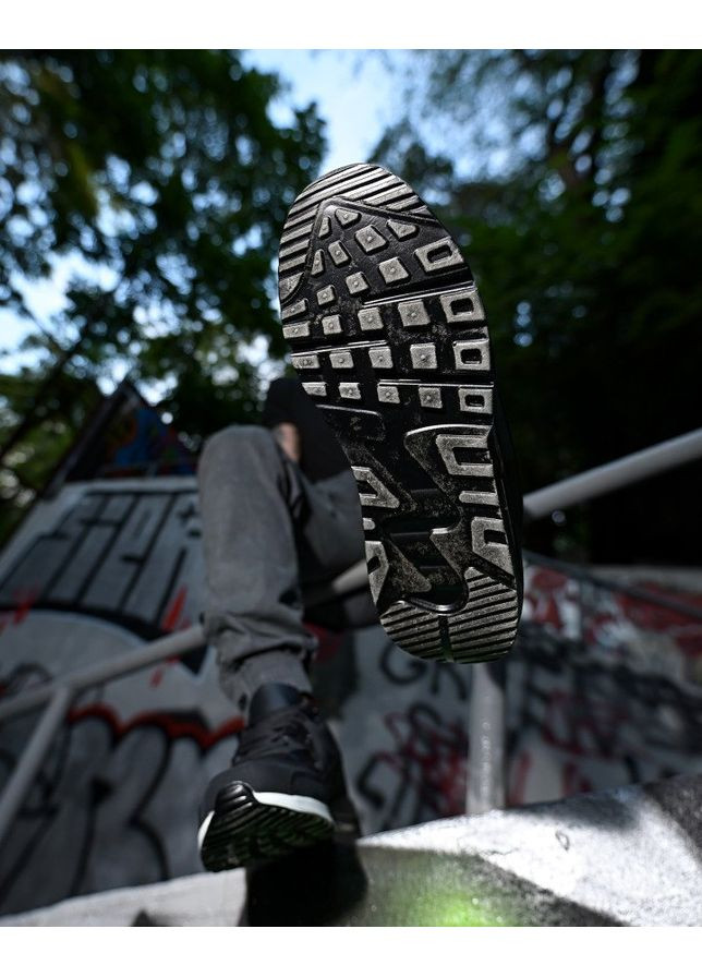 Черные демисезонные стильные мужские кроссовки весна/осень черные No Brand