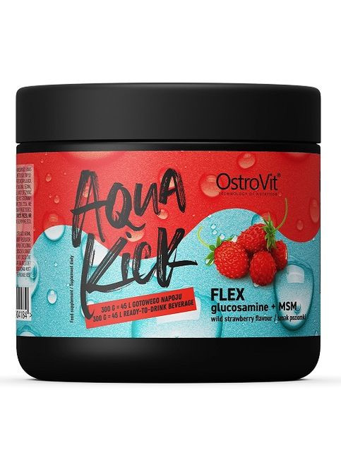 Aqua Kick Flex 300 g /30 servings/ Strawberry Ostrovit (286331571)