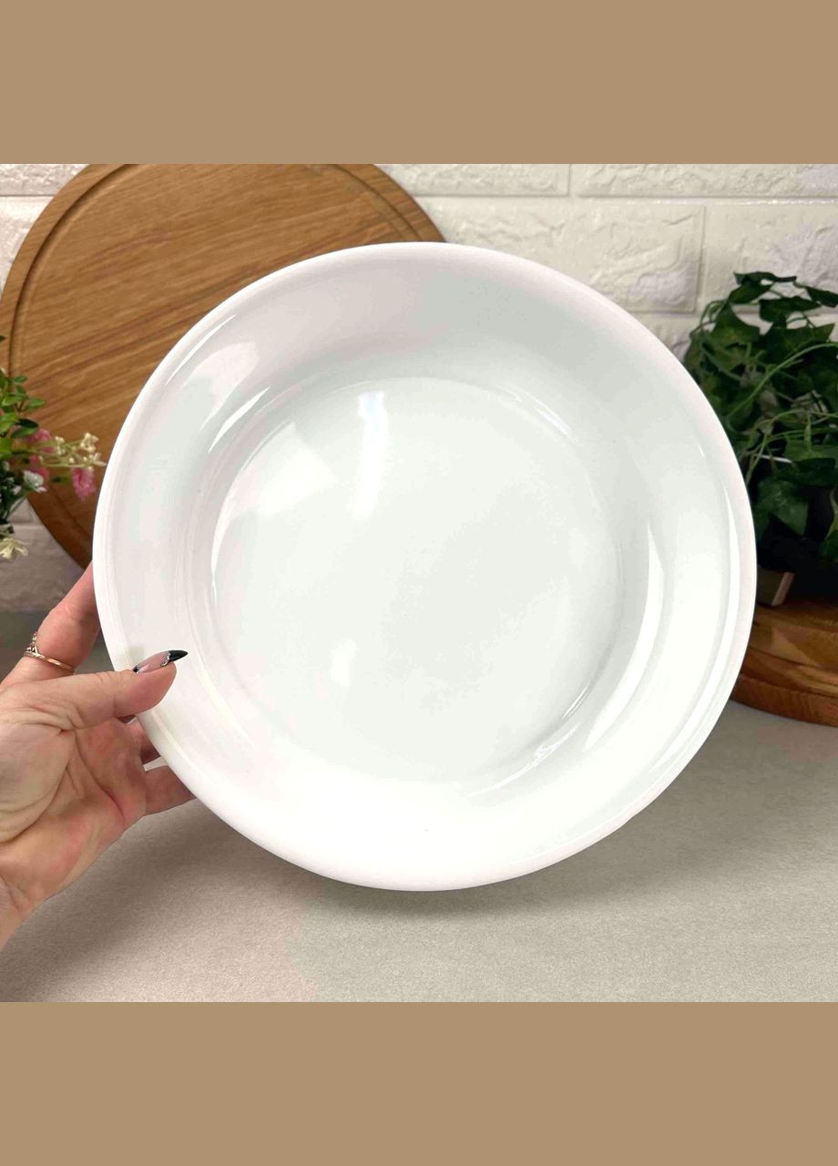 Кругла біла форма для запікання 28 см. Marinex (303209700)