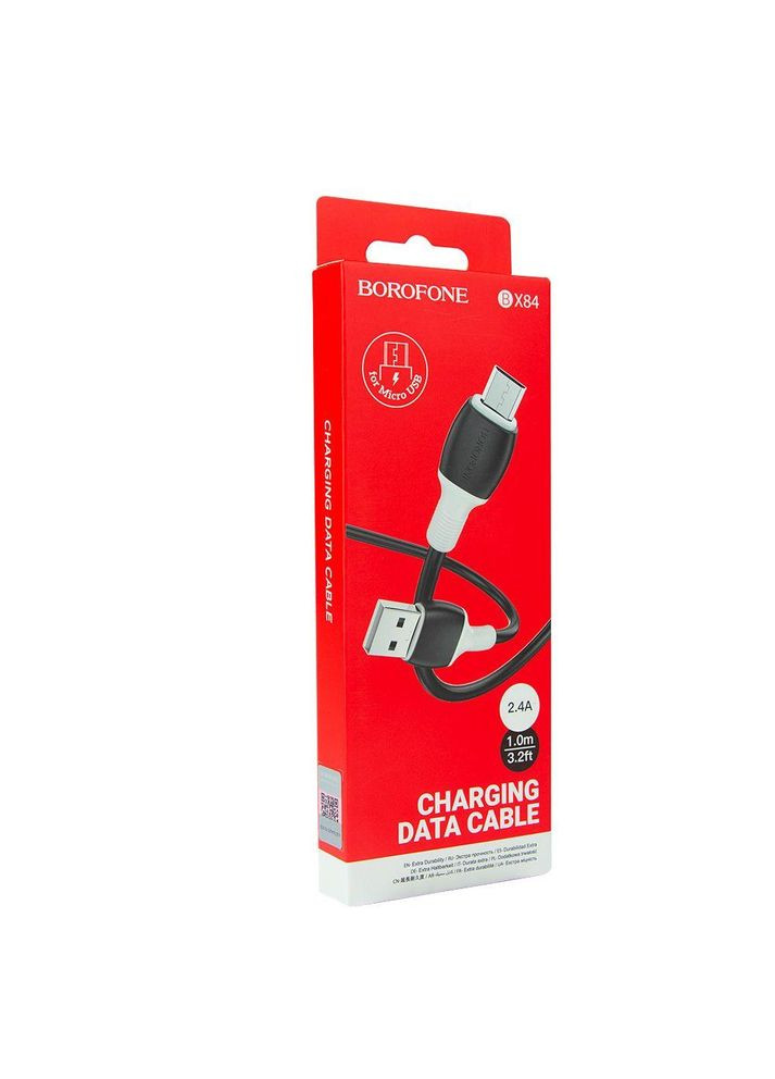 Кабель Micro USB для зарядки телефона, смартфона / зарядный шнур провод микро юсб для передачи данных Borofone (334294101)