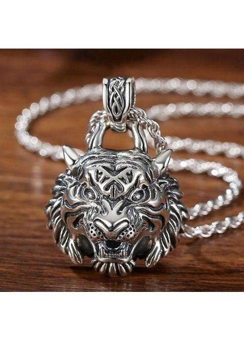 Винтажная подвеска тигр с цепочкой 55 см No Brand (292260530)