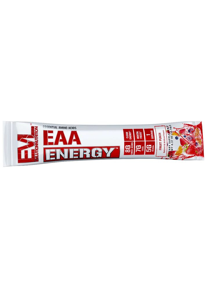 Комплекс незамінних амінокислот EAA Energy 10.5 g (Fruit Punch) EVLution Nutrition (291985943)