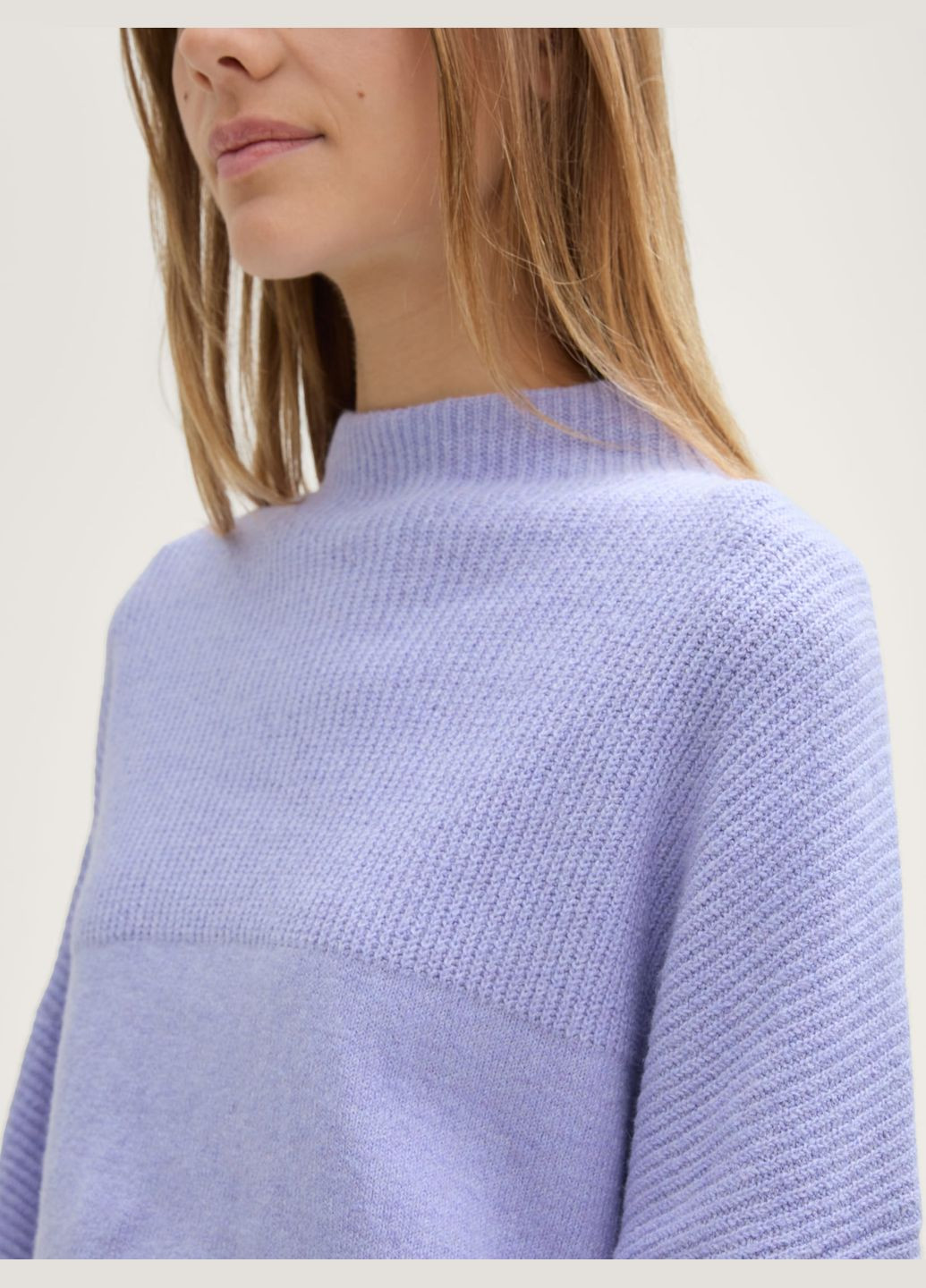 Фиолетовый демисезонный свитер Tom Tailor