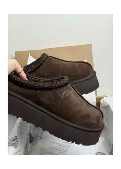 Угі жіночі зимові ТАЗ UGG Tazz TASMAN Platform chocolate шоколад No Brand (365250884)