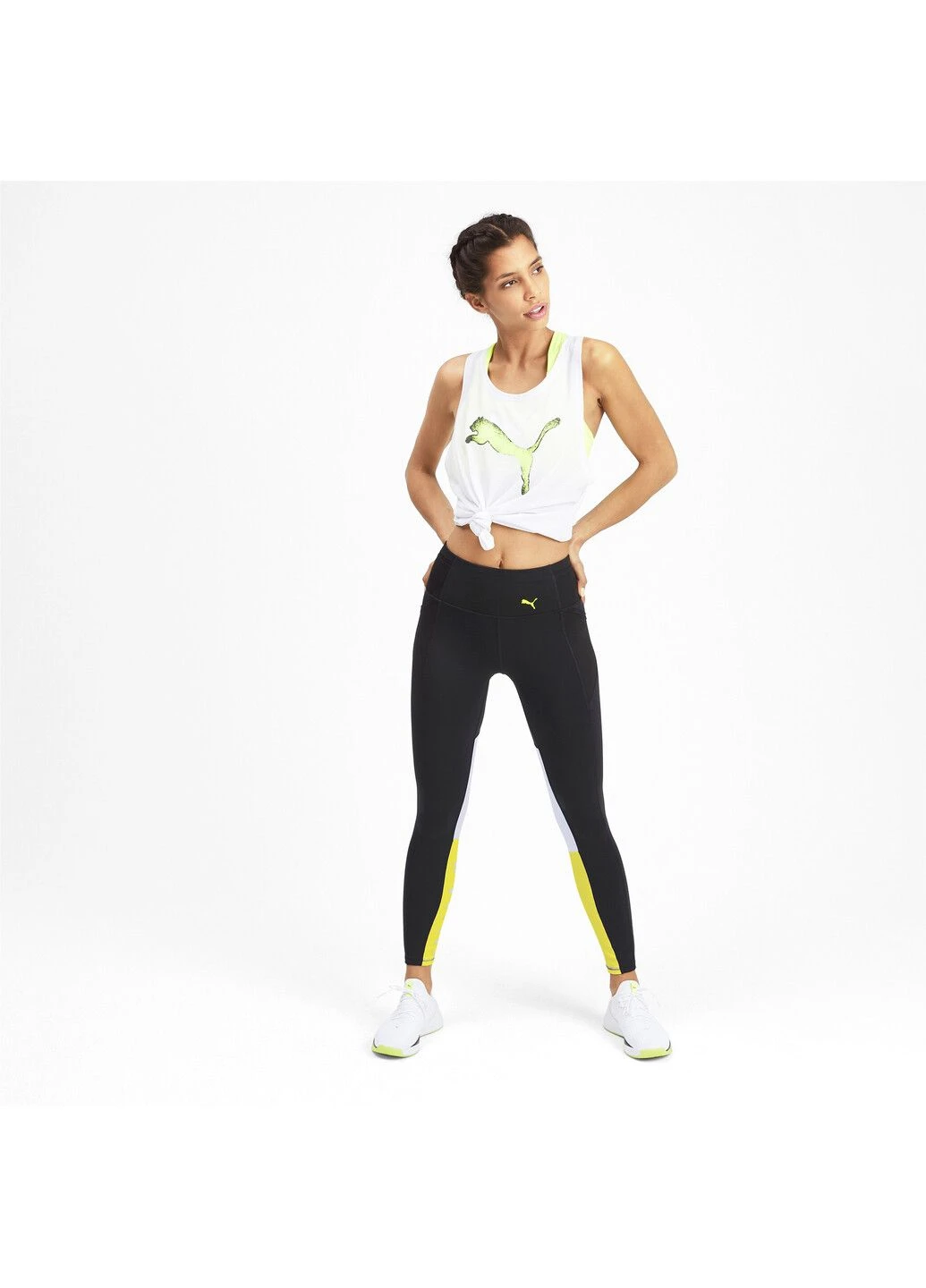Черные демисезонные легінси Puma
