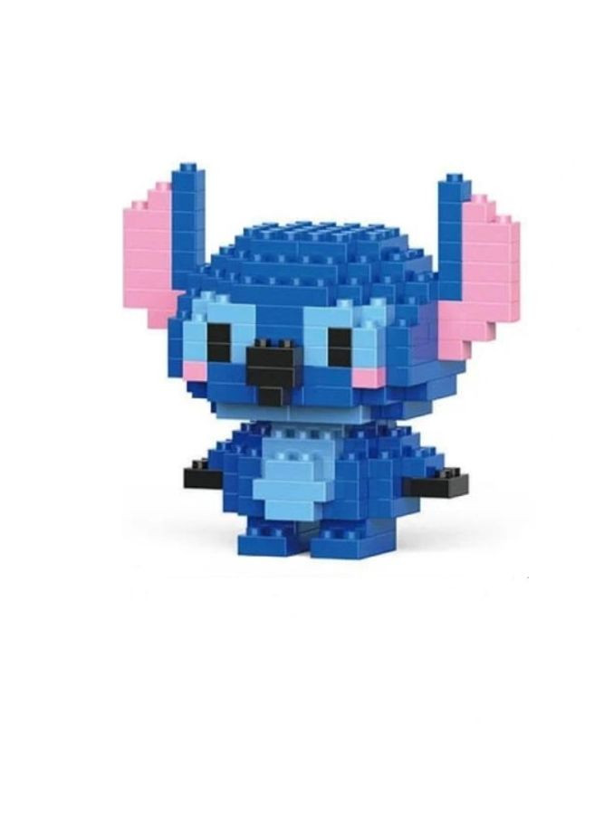 Дитячий конструктор для дівчаток та хлопчиків Стіч міні блоки 161 деталей синій 6,2см VTech (359459762)