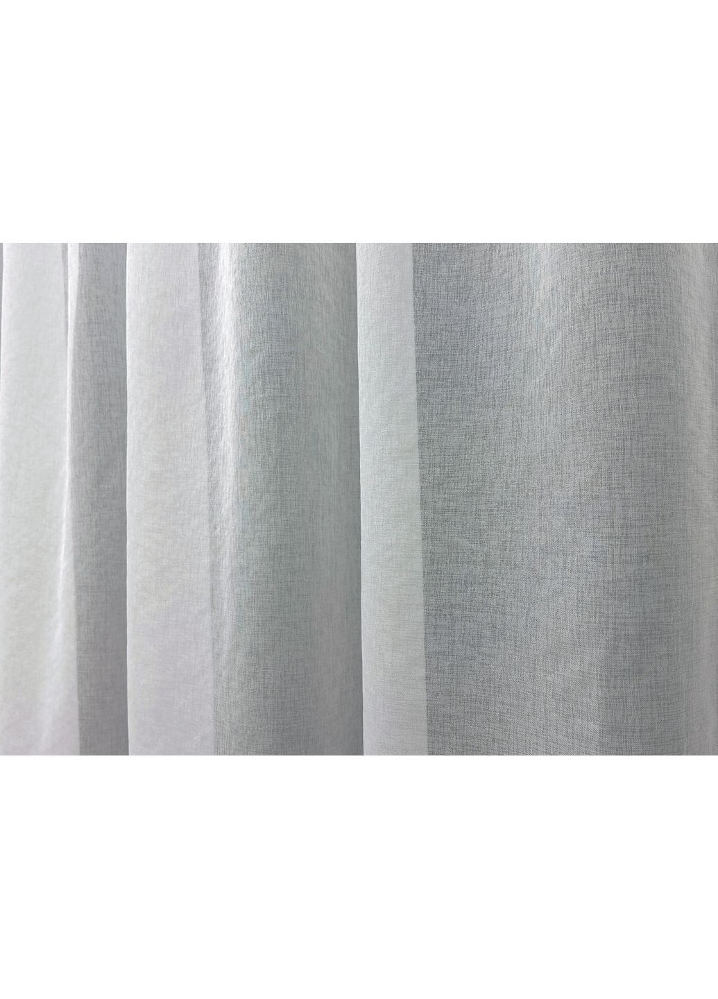 Тюль 1276т Мікро-льон однотонний Білий 200х270 см (43-136) VR-Textil (298123868)