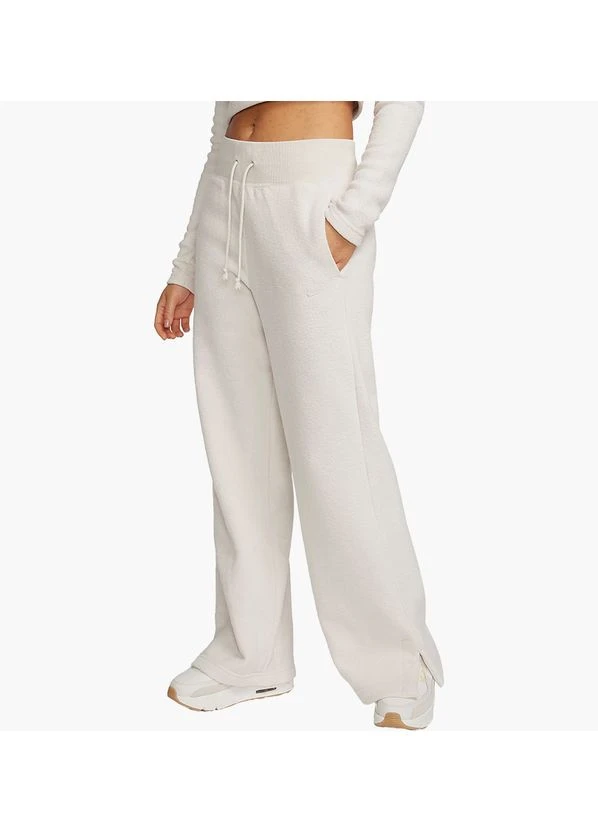 Штаны Sportswear Phoenix Plush High-Waisted Wide-Leg Cozy Fleece Pants White FN3622-104 Nike (398010512)