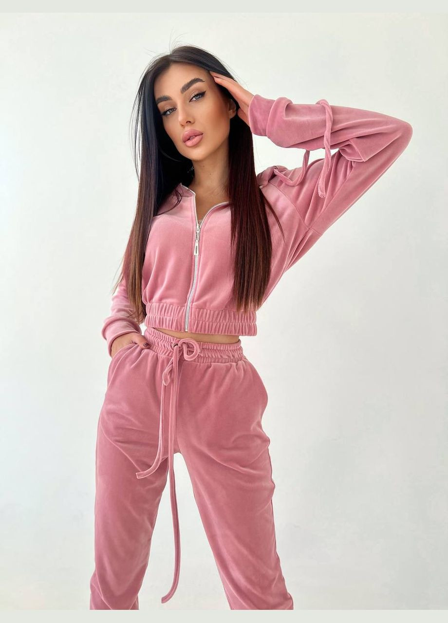 Жіночий спортивний костюм з велюру Style Point (333655860)