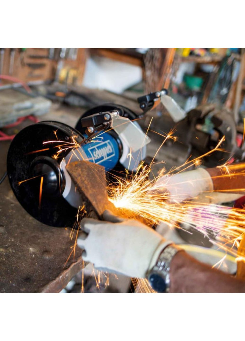 Шліфувально-полірувальний верстат SM200AL Scheppach (360534954)