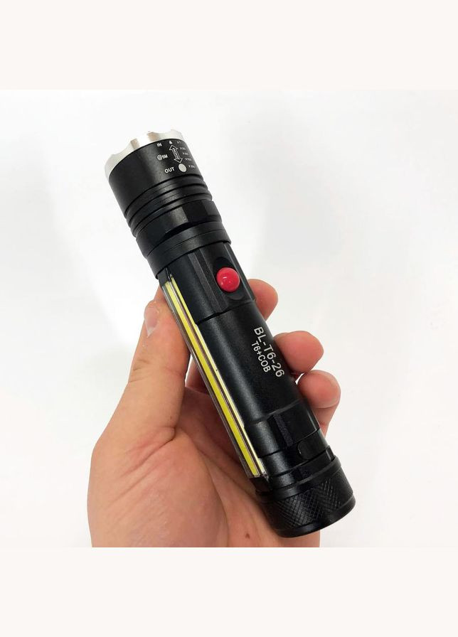 Тактический ручной фонарь Police T6-26+T6+COB, супер яркий фонарик, карманный мини фонарь Bailong (364665035)