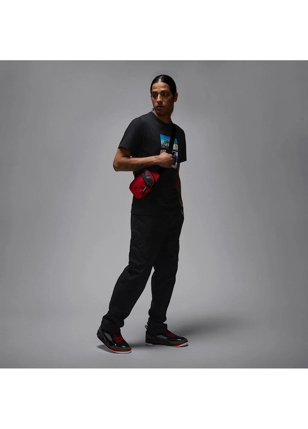 Черные кроссовки мужские spizike low black Air Jordan