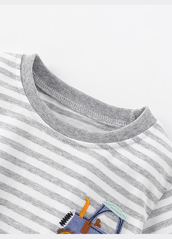 Сіра дитяча футболка для хлопчика 10131 сірий Malwee