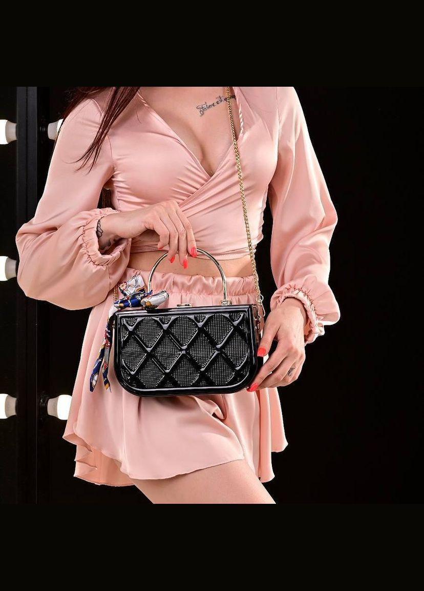 Сумка женская клатч черная код 7-21233 PTR No Brand (317769530)