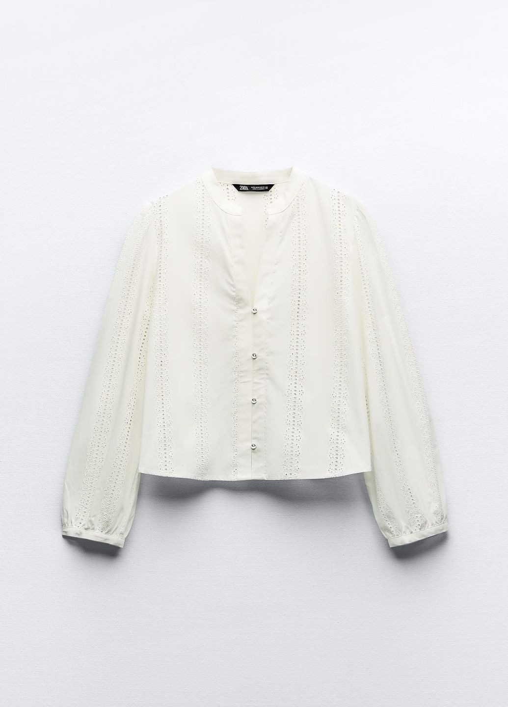 Молочная блузка Zara