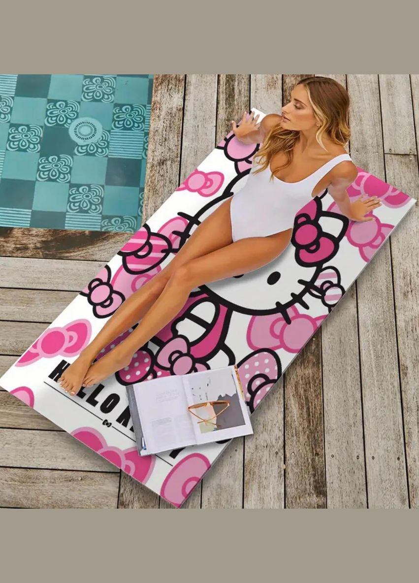 Рушник пляжний "Hello Kitty" No Brand (338430943)
