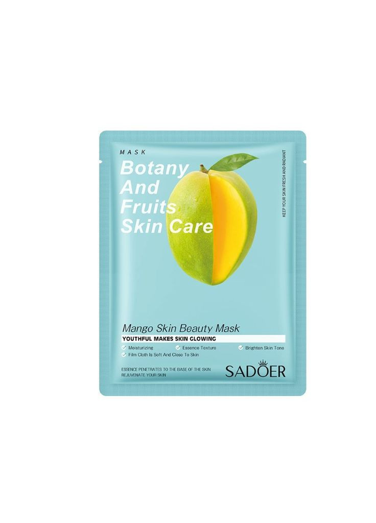 Маска тканевая увлажняющая Манго, 25 г SADOER (312269200)