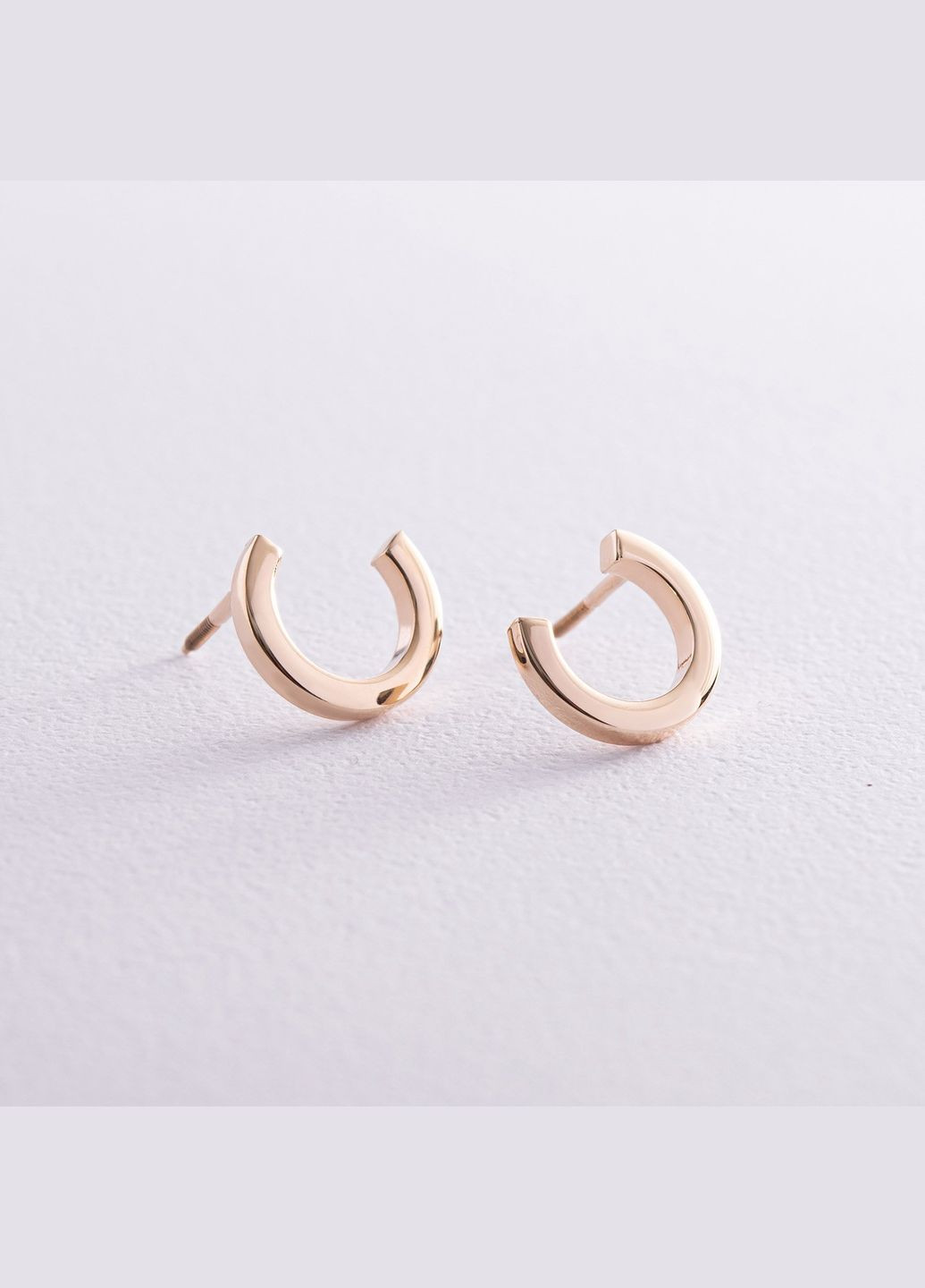 Серьги - пусеты Мэрилин в желтом золоте с08178 Oniks (264024228)