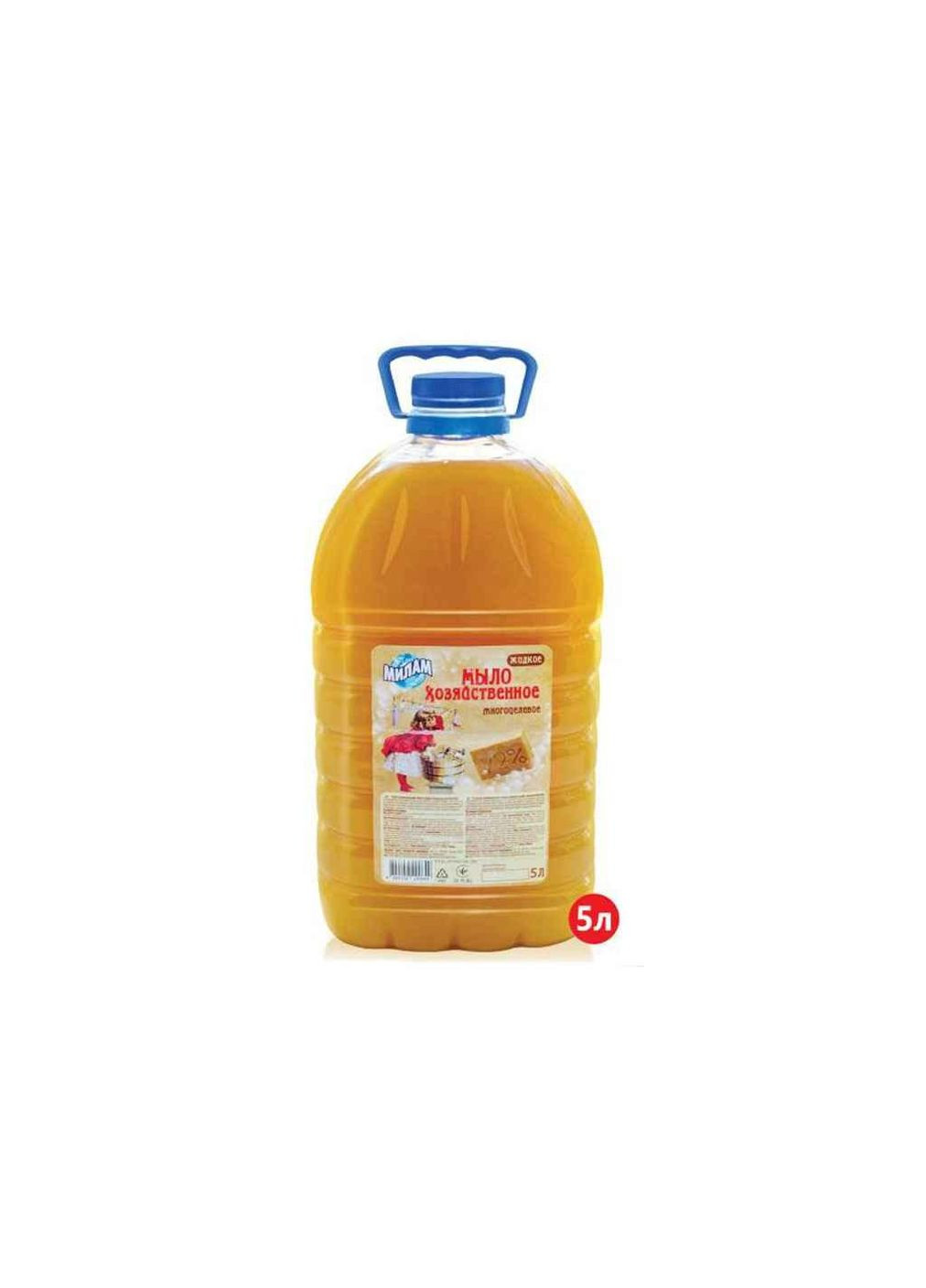 Мыло хозяйственное жидкое 5л ТМ Милам (316635892)