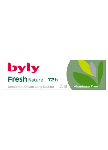 Дезодорант Крем Fresh Nature Без солей алюмінію Захист 72 години 25 мл (8411104004610) Byly Крем Fresh Nature Без солей алюмінію Захист 72 год (401029036)