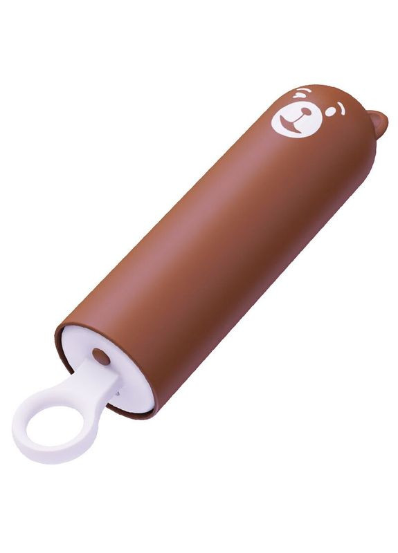 Вібратор Teddy Brown (Pink Dildo), реалістичний вібратор під виглядом морозива CuteVibe (335391211)