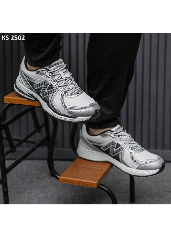 Белые демисезонные кроссовки мужские new balance 860v2 white нью беланс 860v No Brand