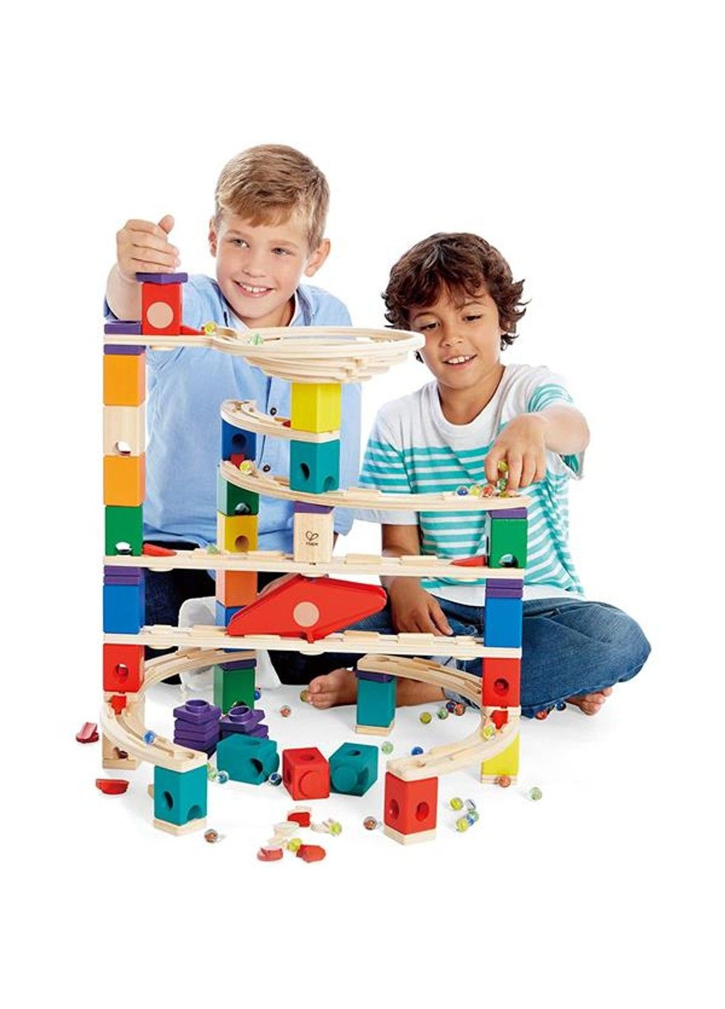 Конструктор-лабіринт Quadrilla Прискорення 136 ел. (E6007) Hape (331297486)