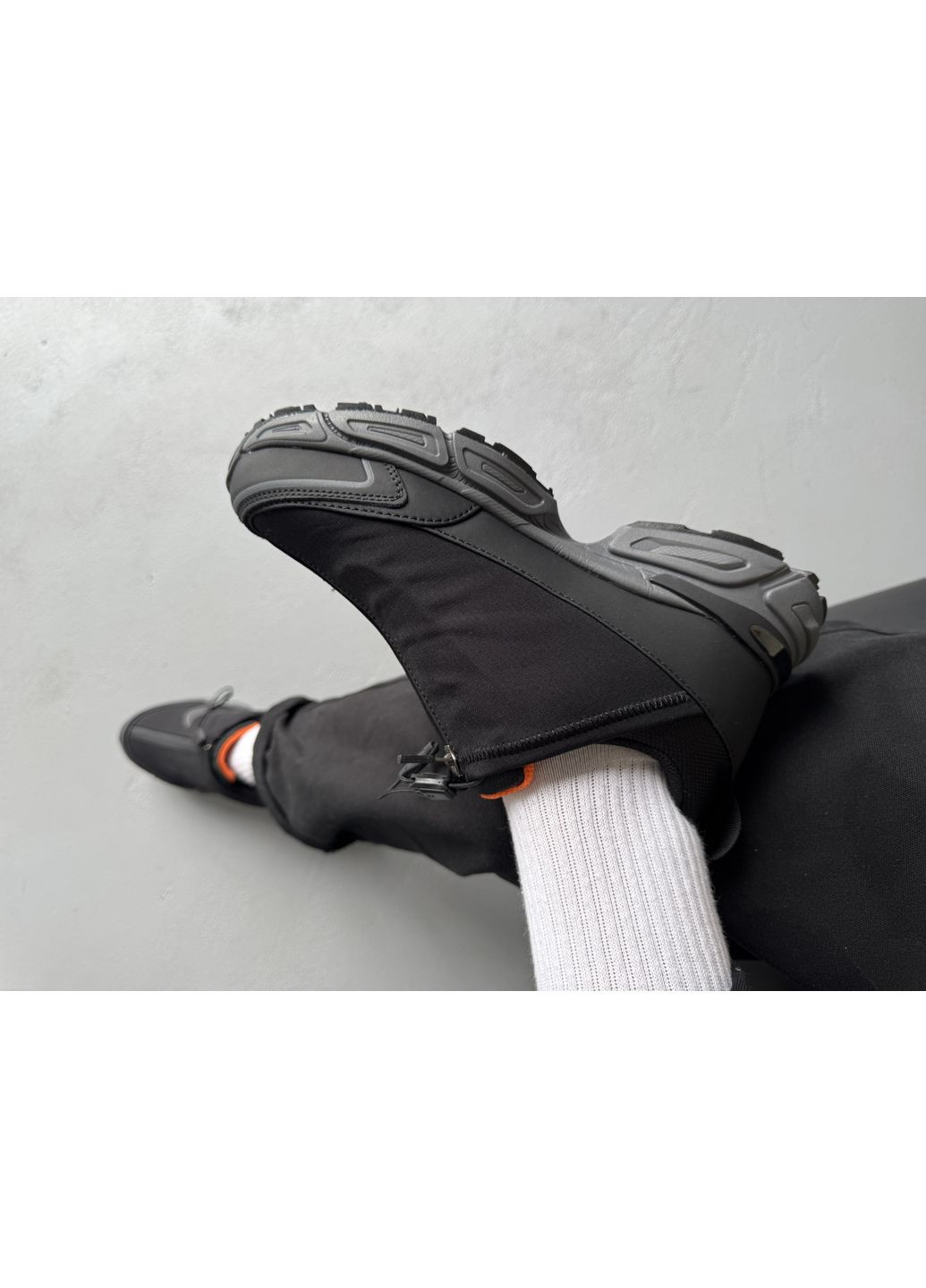 Чорні Осінні кросівки чоловічі Nike Zoom Pulse Cordura Black Grey Winter Fur | Найк Зум Пульс Кордура