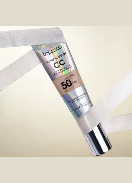 CCкрем и консиллер Natural Glow CC Cream & Concealer 30 мл тонн 005 TopFace (313262783)