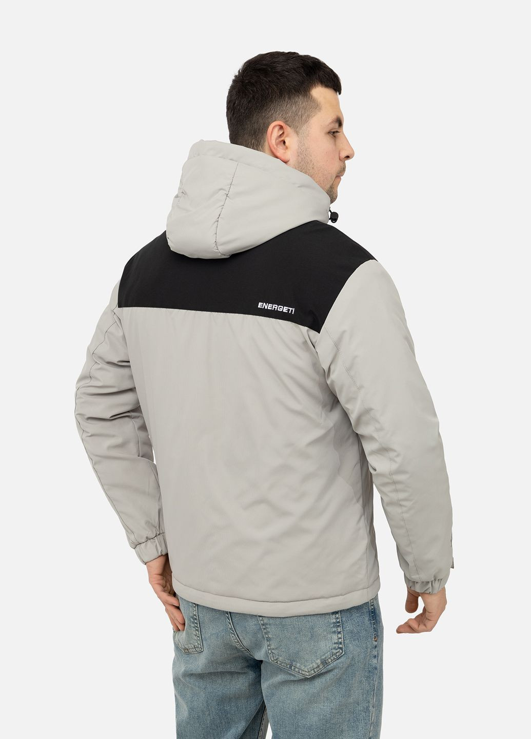 Светло-серая демисезонная мужская куртка цвет светло-серый цб-00245118 M.A.D.I.S.S.