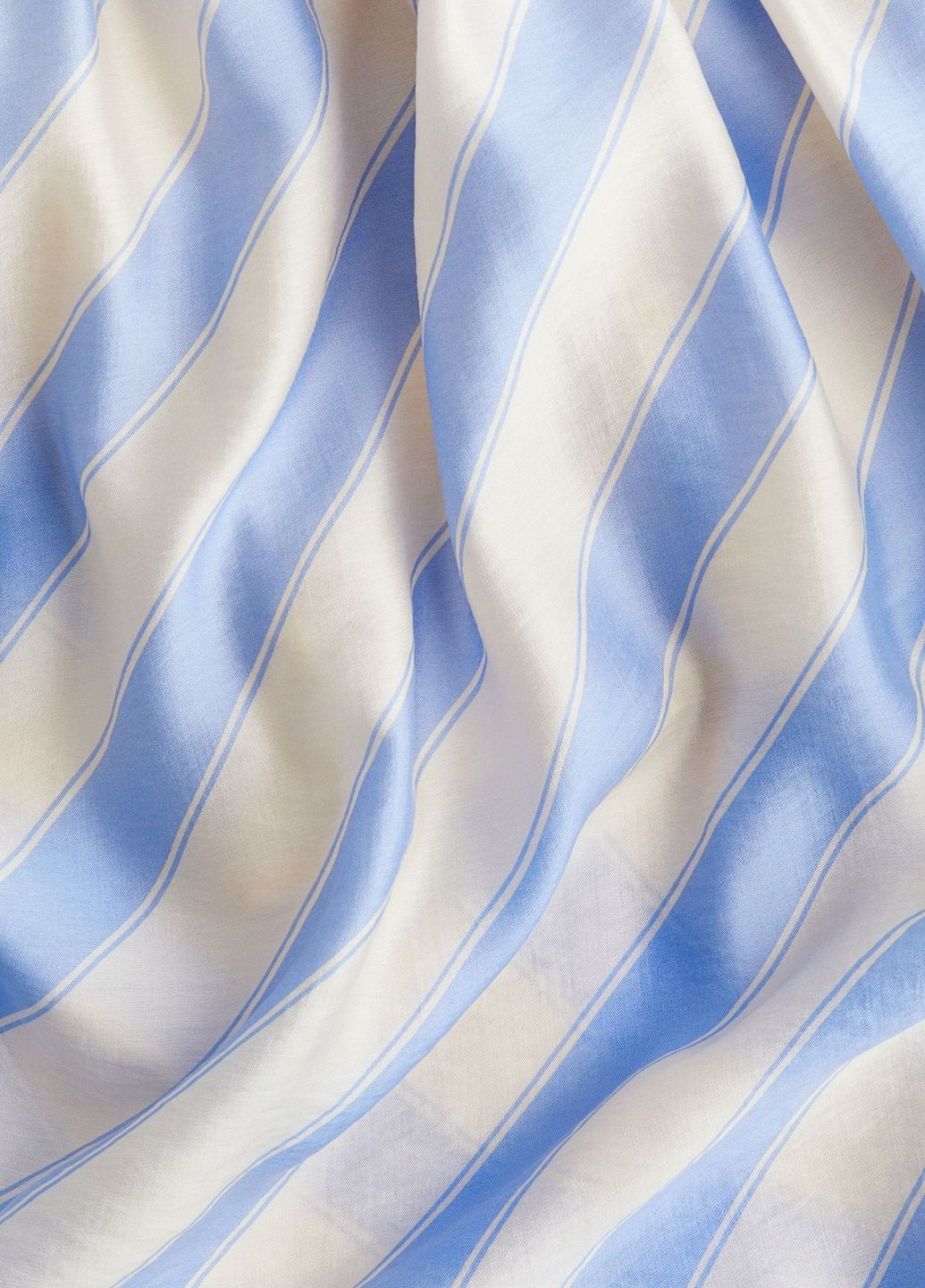 Белая кэжуал в полоску юбка H&M