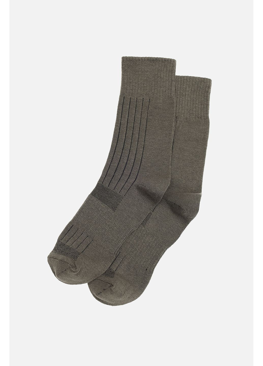 Хакі шкарпетки високі чоловічі колір хакі цб-00282390 Yuki (365782849)