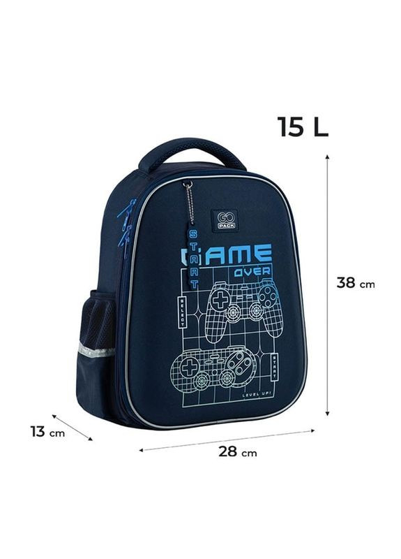 Школьный полукаркасный рюкзак Education 165M Level Up 15л (GO25-165M-7) GoPack (335405225)