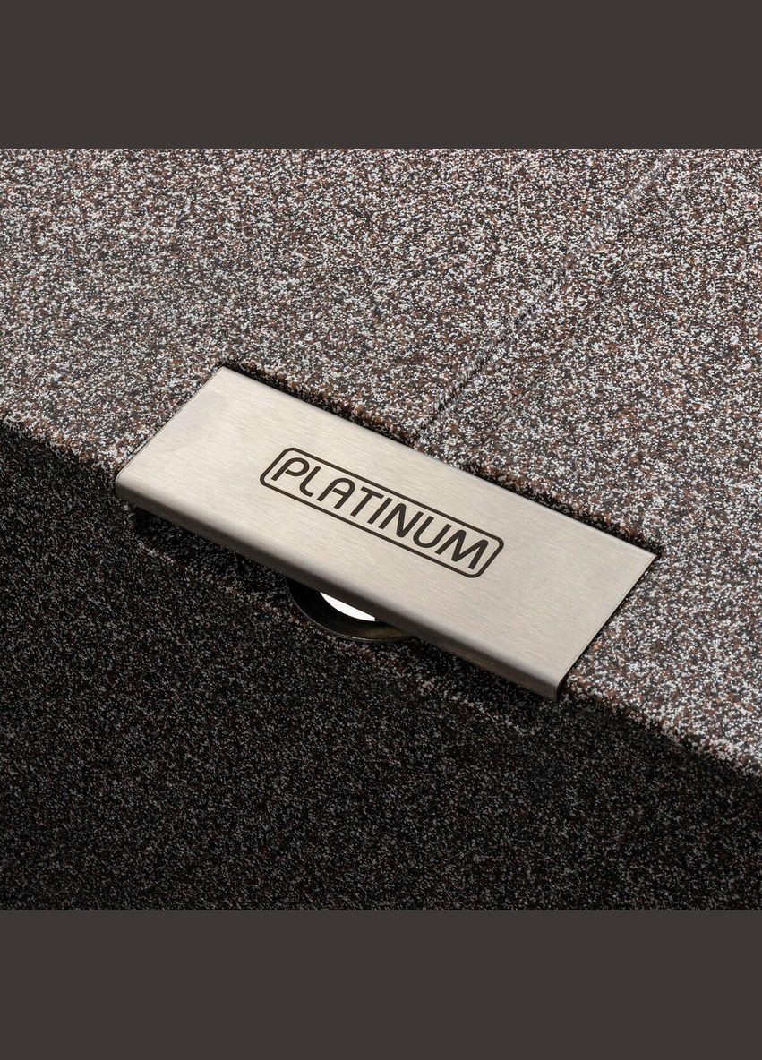 Гранитная мойка для кухни 6250 ZIRKONE матовый Микс Platinum (342071250)