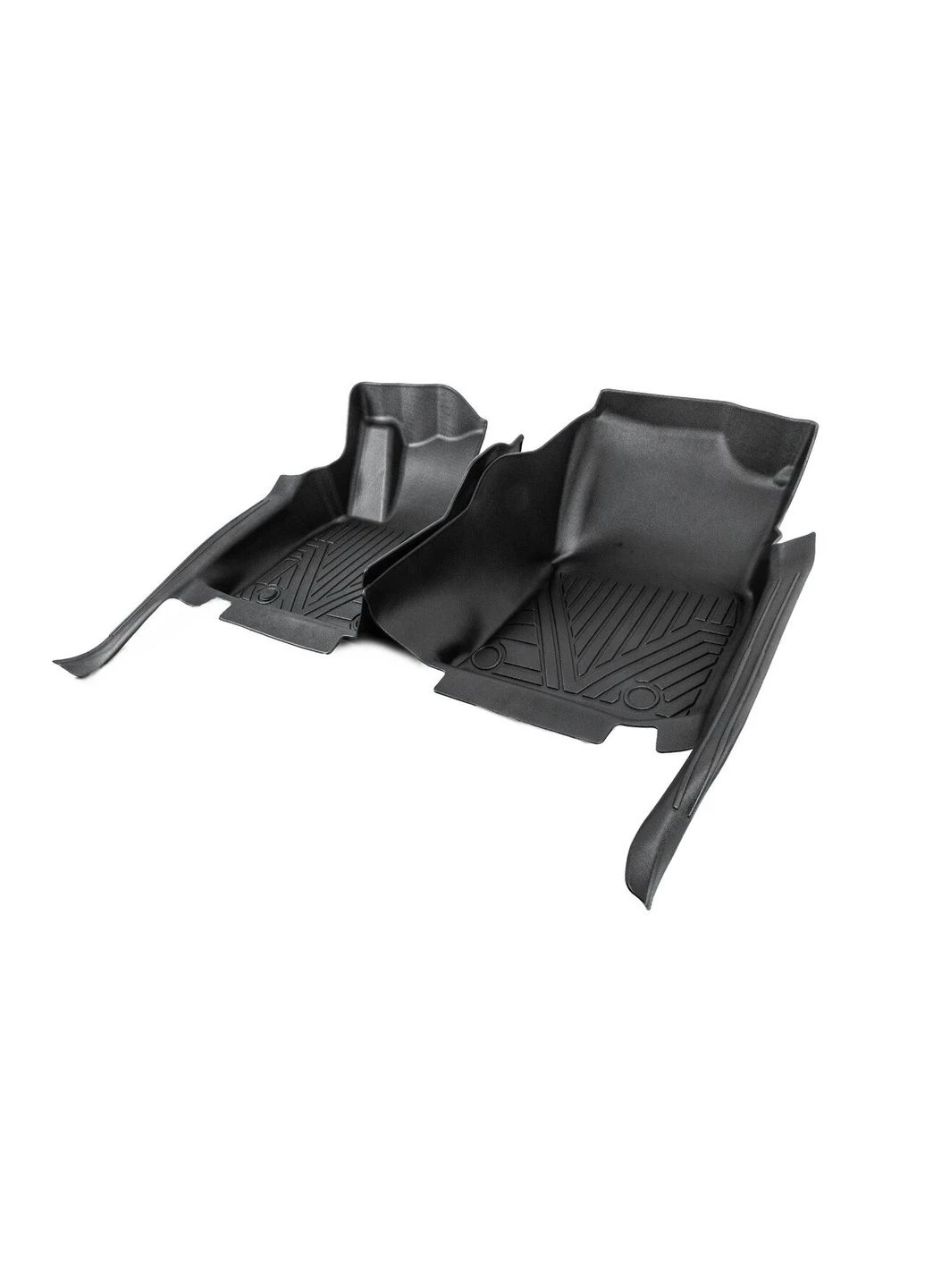 Резиновые коврики Luxury 3D (Для ДВС, комплект 3 шт.) для Тойота Камри 2024+ гг Niken (392159160)