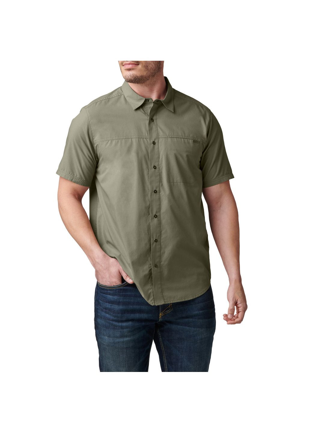 Рубашка тактическая ® Wyatt Short Sleeve Shirt Sage Green 5.11 Tactical (315823264)