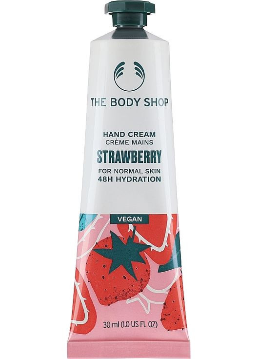 Крем для рук "Полуниця" Strawberry Hand Cream 30ml (899163-32067357) The Body Shop (368634249)