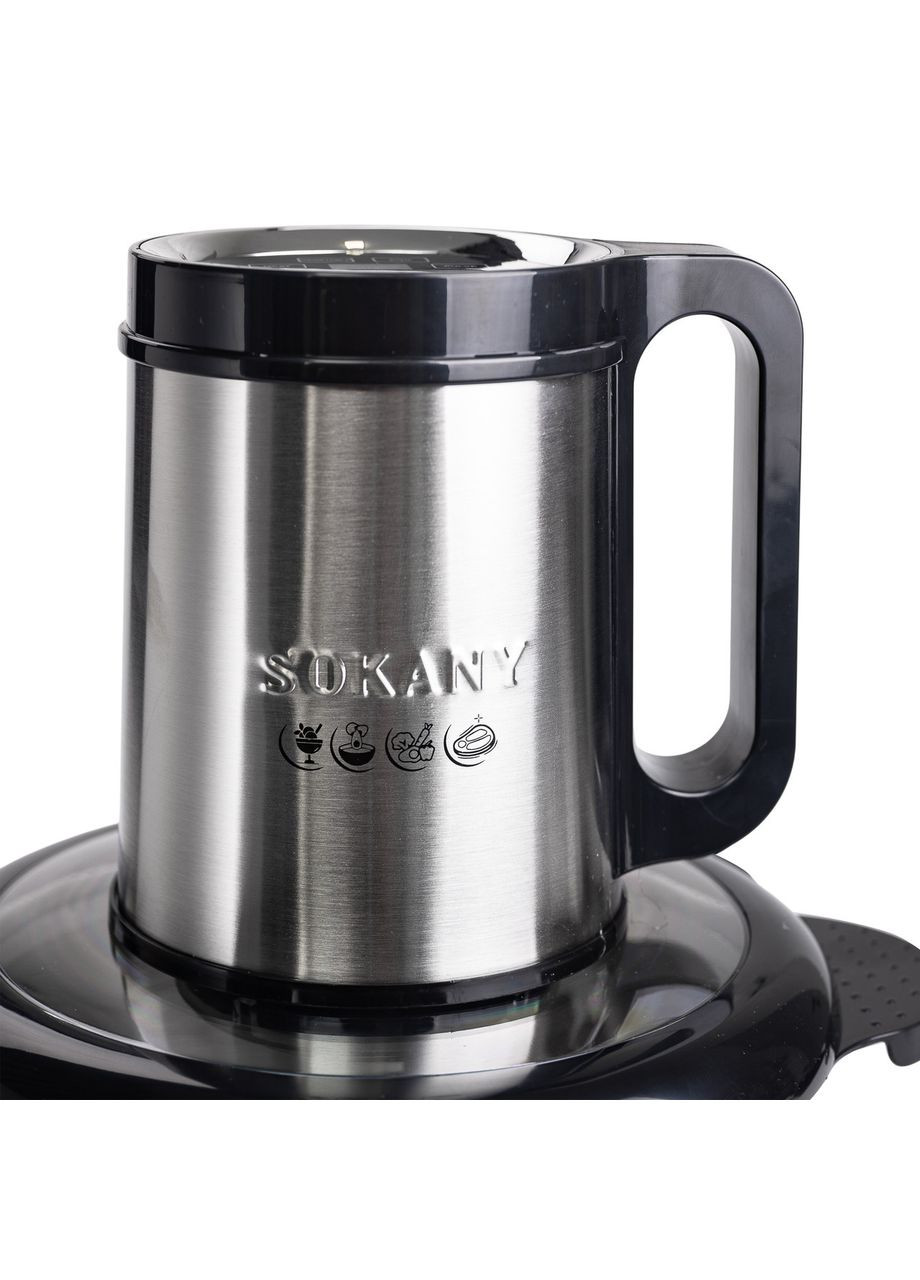 Чопер измельчитель 800 Вт 4 лезвия с чашей на 2,5 литра мясорубка SK-06026 Sokany (370801686)