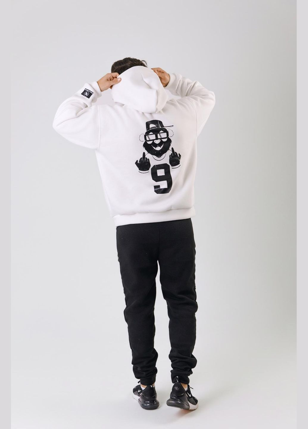 Стильне оверсайз худі на блискавці Vakko (301940953)