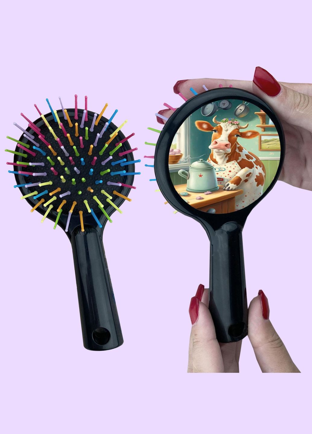 Дитячий Гребінець для волосся #0030 Чорний No Brand (315041862)